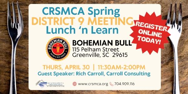 CRSMCA - district 9 meeting