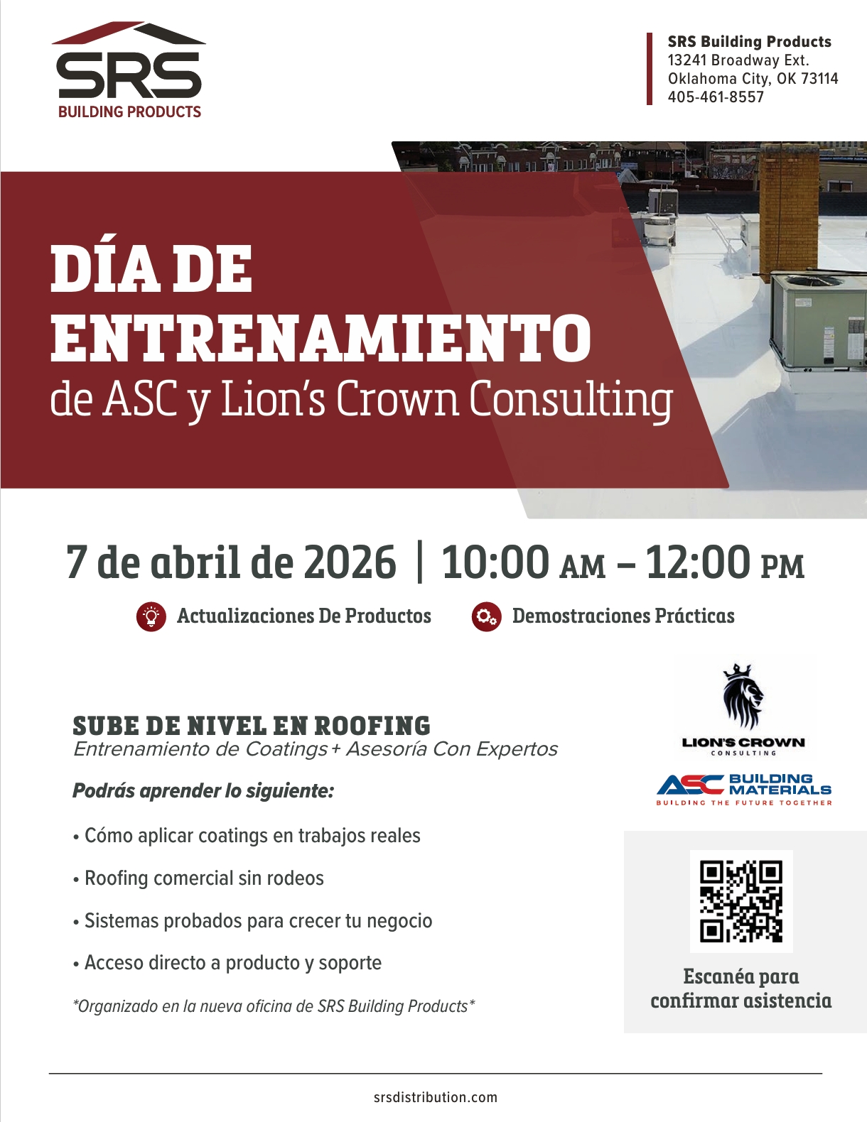 Día de Entrenamiento de ASC y Lion’s Crown Consulting