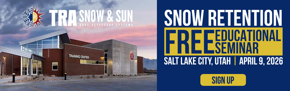 TRA Snow and Sun - Billboard ad - Live Training Seminar SLC