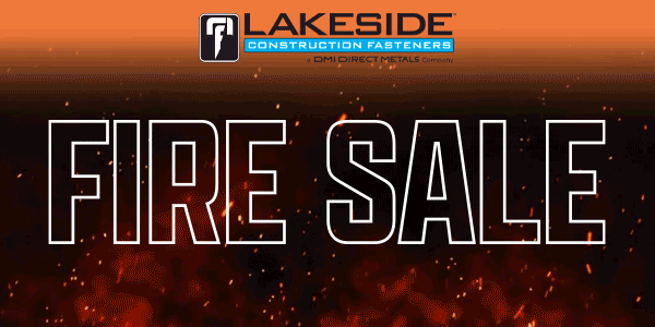 Lakeside Construction Fasteners - Fire Sale