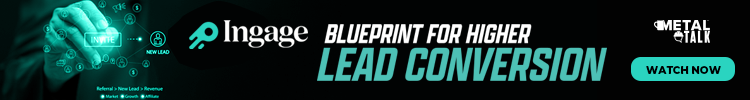 Ingage - Banner Ad - Blueprint for Higher Lead Conversion MetalTalk Watch
