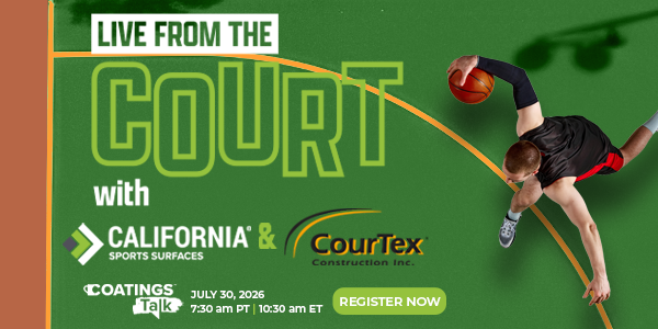Live from the court: CoatingsTalk goes live on a jobsite