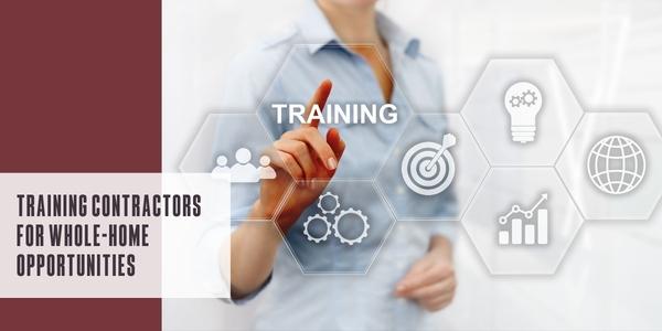 Training contractors for whole-home opportunities
