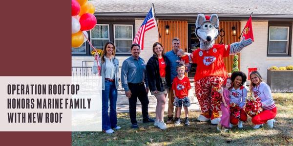Operation Rooftop honors Marine family with new roof