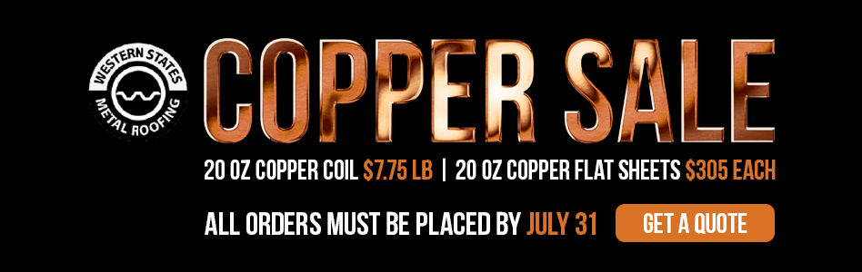Western States Metal Roofing - Billboard Ad - Copper Sale