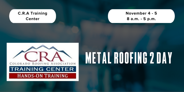 CRA - Metal roofing nov 4