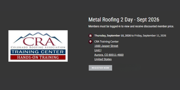 CRA - Metal Roofing sept 10