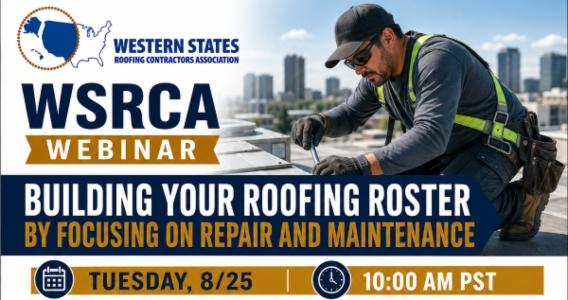 WSRCA - roofing roster webinar