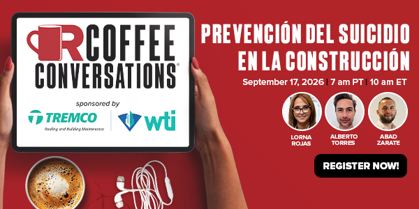 Coffee Conversations - Prevención del Suicidio en la Construcción - Sponsored by WTI